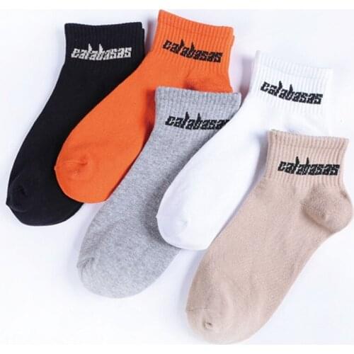 New Fashion Socks Crew Male Tide Street Europe Hip Hop Match 500 Tidal Youth Men and Girl Personality Socks