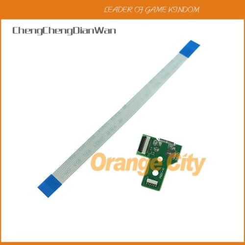 ChengChengDianWan New JDS-030 JDS030 USB Charging Port Socket Board charger board with flex ribbon cable For PS4 controller