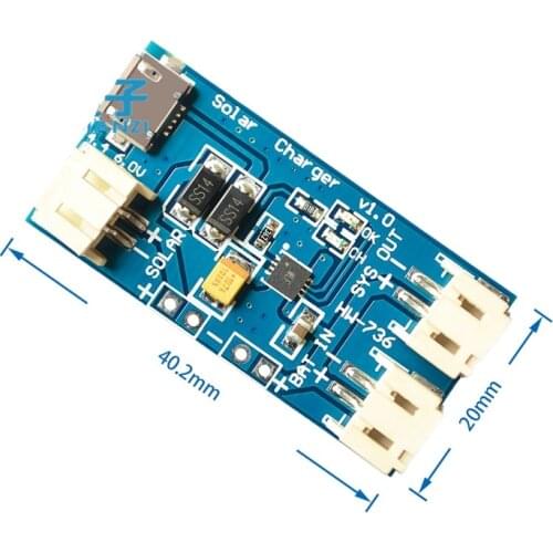 500Ma Mini Solar Lipo Charger Board CN3065 Lithium Battery Charge Chip DIY Outdoor Charging Board Module For Arduino