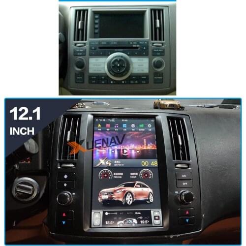 PX6 system for infiniti FX35/FX45 Car GPS player 2003 2004 2005 2006 2007 2008 2009 car dashboard infiniti FX45 car Tesla style