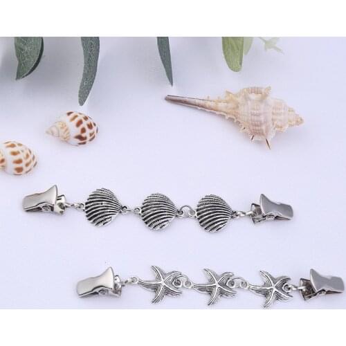 Sweater Cardigan Clips Keeper Fashion Brooches Shawl Pin Brooch Metal Buckle Duck Clip Buckles Clothes Decor Beaded Pearl Women
