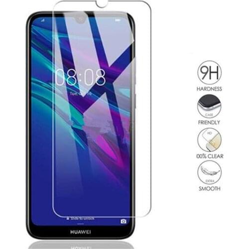 9H Tempered Glass For Huawei Y5 Y6 Y7 Prime Pro Y9 2019 Glass Screen Protector On For Honor 8A 8S 10 Lite 10i Protective Film