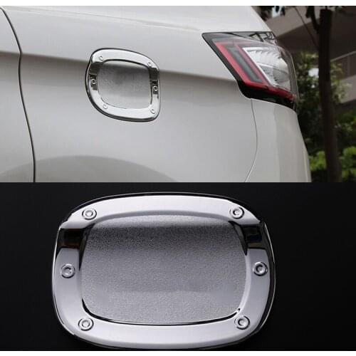 1pcs Fit For Ford Edge 2015-2018 ABS Chrome Fuel Gas Tank Cap Garnish Cover Trim Car Styling Accessories