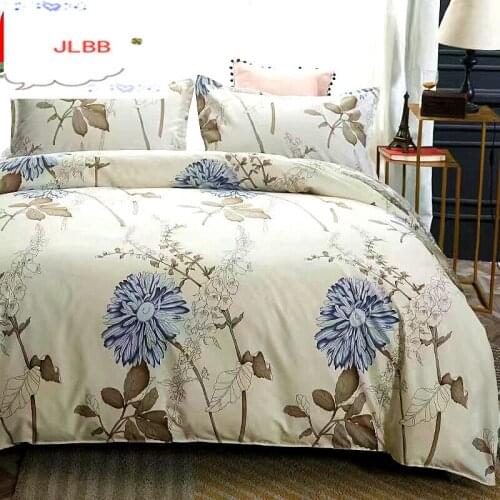 2020 Color 4 Pcs Bedding Set Flower Duvet Cover Soft And Warm Quilt Cover Set Home Textile Bedroom Home Pillowcase