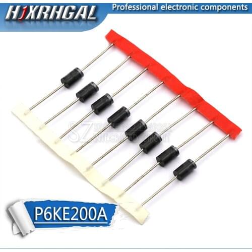 20pcs 600W DO-15 tvs diode P6KE200A hjxrhgal