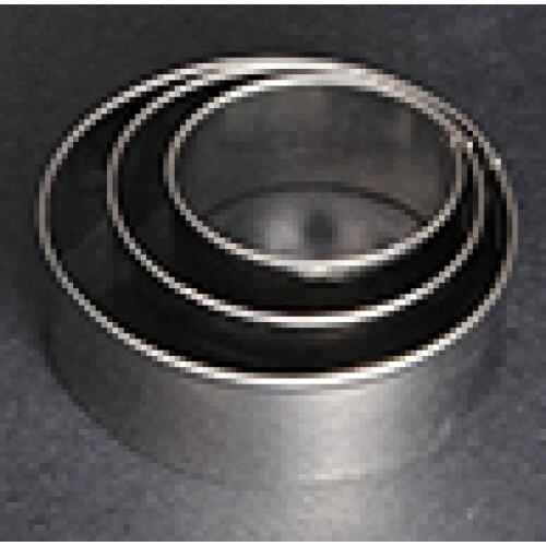 3 Pcs Stainless Steel Round Circle Cookie Fondant Cake Gum Paste Mold Cutter Decorating Cakes Big Size Pastry Tips Dessert Decor