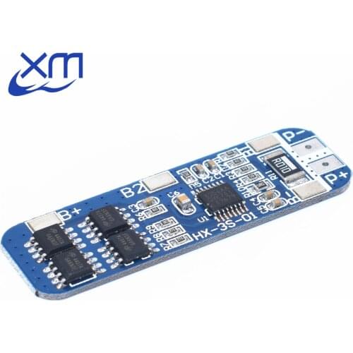 Brand new 3 series 3S 12V 18650 Lithium battery protection board 11.1V 12.6V prevent overcharge 10A overcurrent protection C23