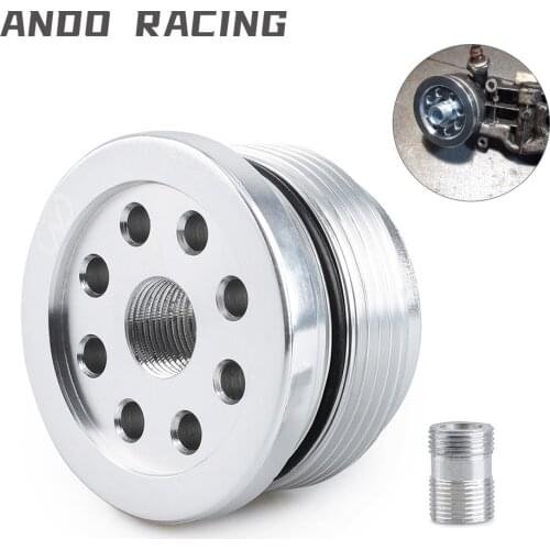 Oil Filter Adapter Auto Aluminum Conversion Of Oil Sandwich Plate Billet For Smart Fortwo 450 Models