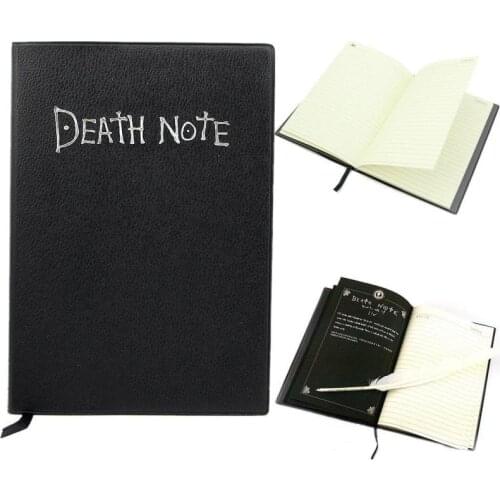 New Collectable Anime Death Note Cartoon Book Notebook Set Writing Journal Fashion Notebook Death Note Pad for Gift