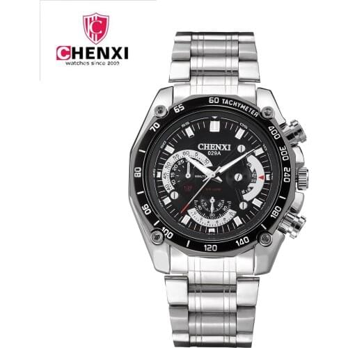 CHENXI Watches Men Top Brand Luxury Fashion&Casual Full Steel Sports Watches Relogio Masculino Mens Business Quartz Wristwatch