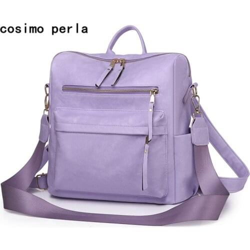 Cosimo Perla Women's Gray Backpacks