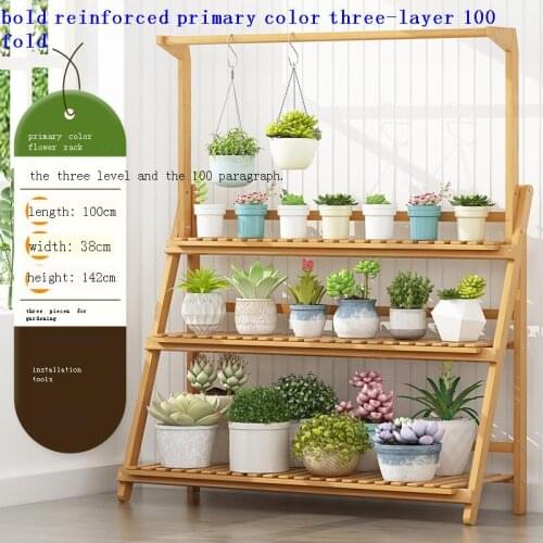 Porta Piante Indoor Pot Macetas Wood Estanteria Para Plantas Garden Shelves For Dekoration Shelf Plant Rack Outdoor Flower Stand