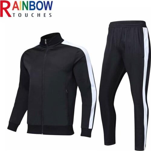 Rainbowtouches New Autumn Sweater Suit Men Pants Casual Running Sports Suit Mens 2 Piece Suit Superior Quality