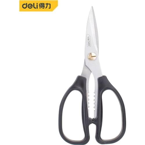 Deli Stainless Steel Scissors Kitchen Supplies Multipurpose Purpose Shears Meat Vegetable Barbecue Scissors Nutcracker Bottle