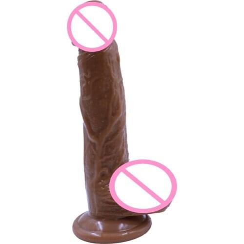 Realistic Suction Cup Dildo Simulation Penile G Spot Prostate Stimulation Female Masturbator Couples Foreplay Flirt Toy