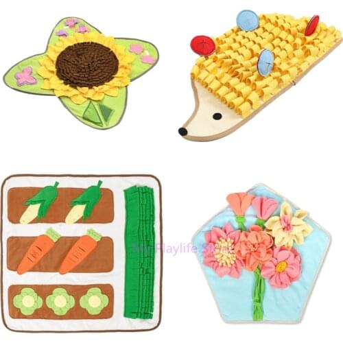 Dog Puzzle Toys Increase IQ Snuffle Mat Slow Dispensing Feeder mat Pet Cat Puppy Training Games Feeding Food Intelligence Toy