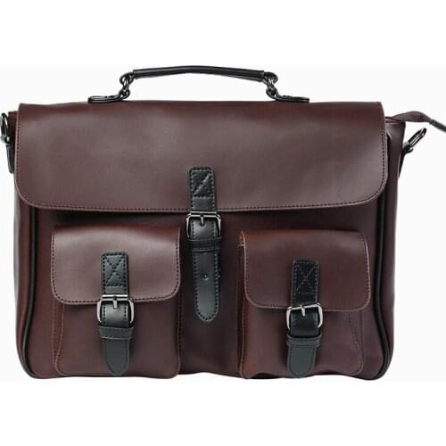 Messenger bag Travel Bag Leisure Male Handbag Vintage Shoulder Bag Black Travel Duffel Tote Bag