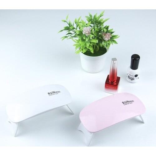 Drying UV Nail Lamp 6W Sun Mini LED Gel Nail Polish Dryer Mouse Shape Rechargeable Home Use Lamps LedCabin Profession Equipment