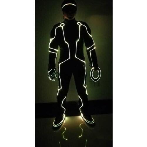 Remote Control led Tron suits dance costume Color change LED Suits LED Robot LED Costume LED Dress