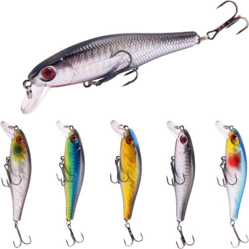 1PCS Fishing Lures Minnow Wobbler Floating Bass Trolling Artificial Hard Bait Crankbait Carp Pesca Crankbait Fishing tackle Lue