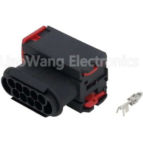 9-pin plastic parts waterproof connector wiring harness connector with terminal plug DJ7098-3.5-21 9P