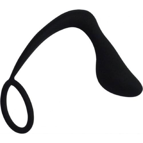 Anal Plug Eco-friendly Fine Workmanship Black Male Prostate Stimulator for Couples