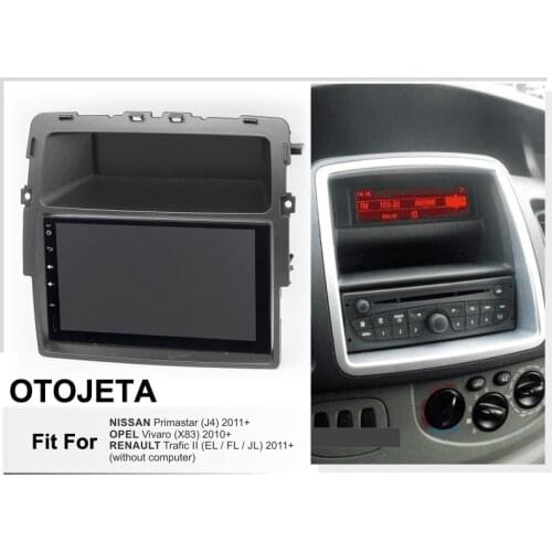 Android 10 radio 8core car multimedia GPS Navigation for Nissan Primastar Opel Vivaro renault trafic II HD video player + frame