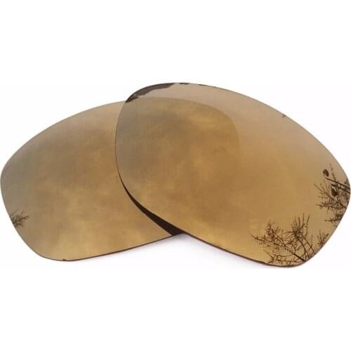 Bronze Gold Mirrored Polarized Replacement Lenses for Ten Sunglasses Frame 100% UVA & UVB
