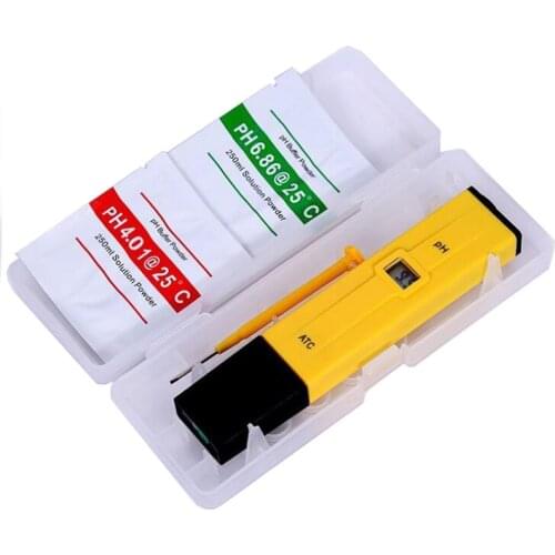 Digital Water Acidity Alkalinity Test Pen Pocket PH Meter Tester PH-009 Pen IA 0.0-14.0pH for Aquarium Pool Water Laboratory