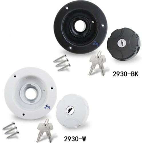 RV Parts Filler Neck For Water Tanks Caravan Plastic Gravity Fresh Water Fill Hatch Inlet Camper Trailer Motorhomes Accessories