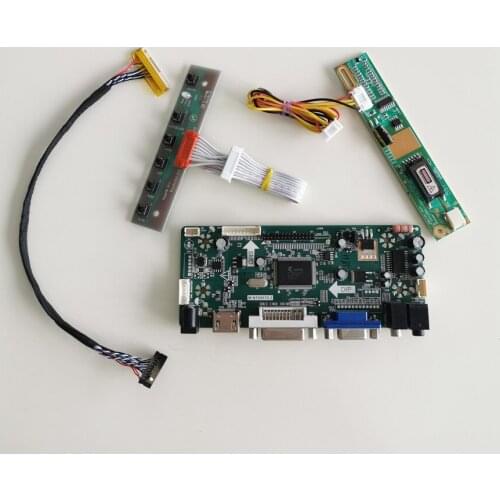 For LTN160AT01-001/A02/A04 M.NT68676 screen controller drive board 16" 1366*768 LCD panel VGA+DVI CCFL LVDS 30Pin DIY kit
