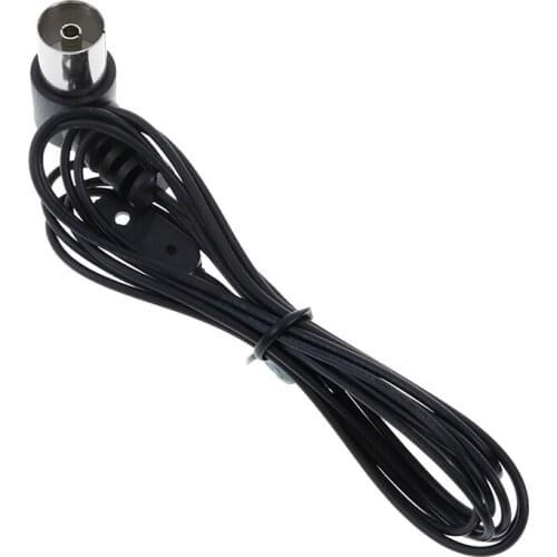 FM Antenna Female For Sound Natural Sound Stereo Receiver For FM Radio/ Hi-Fi/ DAB/ TV Indoor Use Black