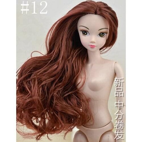 Toy Naked BJD Doll NEW 12 Joints Elegant Chinese Dolls Accessories For 11.5" Dollhouse 1/6 Doll Body + Head with Long Hair