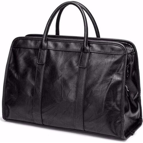 Leather men travel bags luggage bags new men weekend Bag Overnight duffle bags tote Leisure