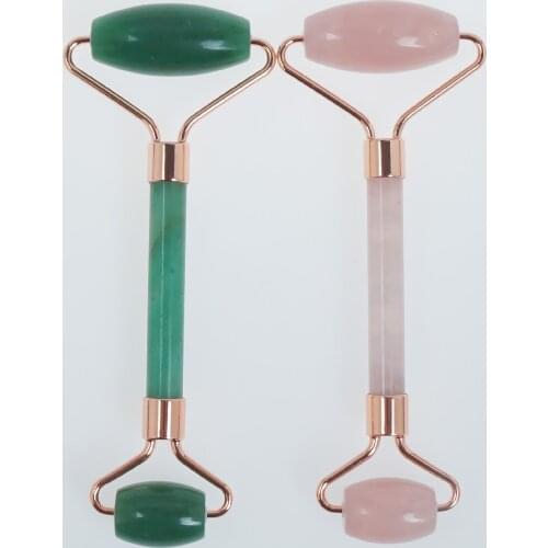 Natural Stone Facial Massage Roller Tool, Rose Quartz Gemstone, Jade roller, Facial Beauty, Lifting massage Mothers Day gifts