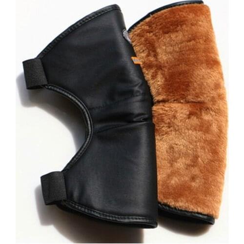 Motorcycle Warm Kneepad Motorbike Riding Knee Pads Windproof coldproof Winter Outdoor Knee Protective Guard PU Waterproof