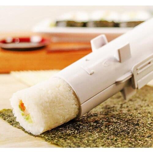 New sushi machine roller rice mold sushi rocket tube vegetable meat roll tool DIY sushi machine kitchen gadget sushi tool