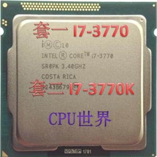 Intel i7 Intel i7 3770 k / 3770 CPU 1155 needle quad-core CPU formal version Core 3.4G 8M 1115P 4 core i7-3770