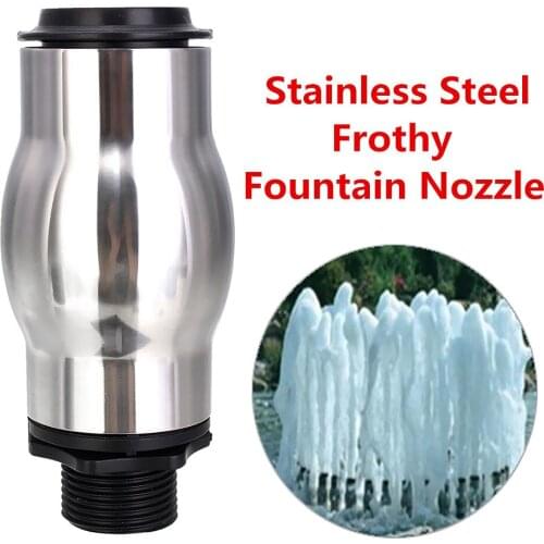 16cm Stainless Steel Straight Jetting Nozzle Bubble Nozzle DN25 Pond Sprinkler