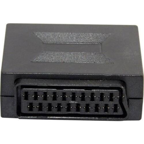 21 Pin Scart Coupler Cable Lead Joiner Connect Adaptor Female to Female Socket