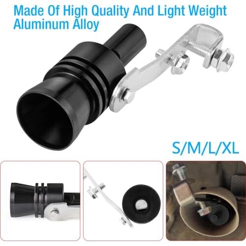 Universal Car Turbo Exhaust Pipe Sound Whistle Simulator Tail Exhaust Muffler Pipe Oversized Roar Maker Sound Car Accessories