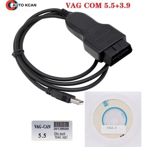 VAG CAN Commander 5.5+Pin Reader 3.9 Beta OBD2 for Audi for V W Volkswagen inspection line Diagnostic Cable