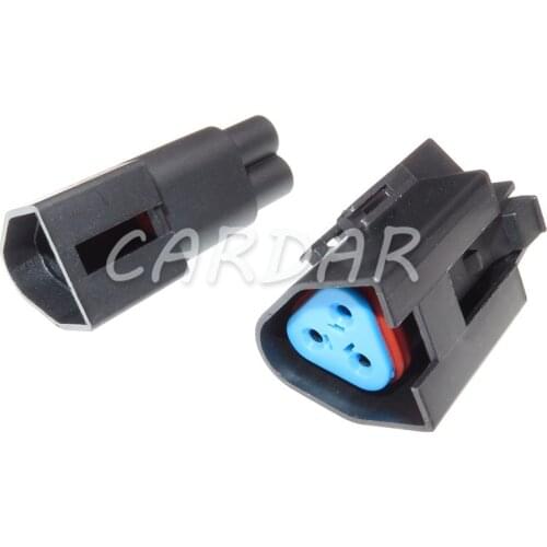 1 Set 3 Pin Electrical Automotive Connector Waterproof Socket For Car