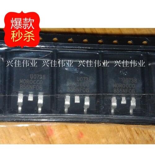 10PCS New original authentic spot STB55NF06LT4 B55NF06 D2PAK paragraph