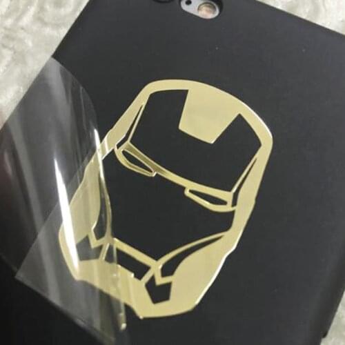 2019 Top Quality Custom Unique Nickel Engraved Embossed Metal Logo Sticker With Self Adhesive