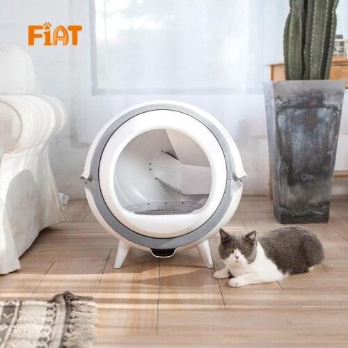 Close with UV Electric Smart Self Cleaning Automatic Cat Litter Box Toilet Pet Cleaning & Grooming Products for Cats All-season