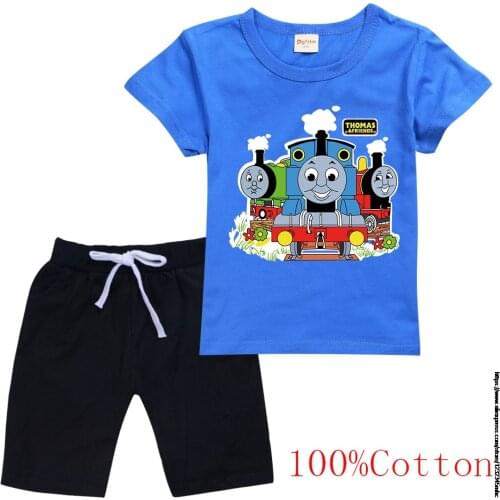 Tomas Brand Cotton Baby Sets Leisure Teenagers Sport Suits Boy T-shirt + Shorts 2pcs Boys Sets Summer Toddler Girls Clothes Sets