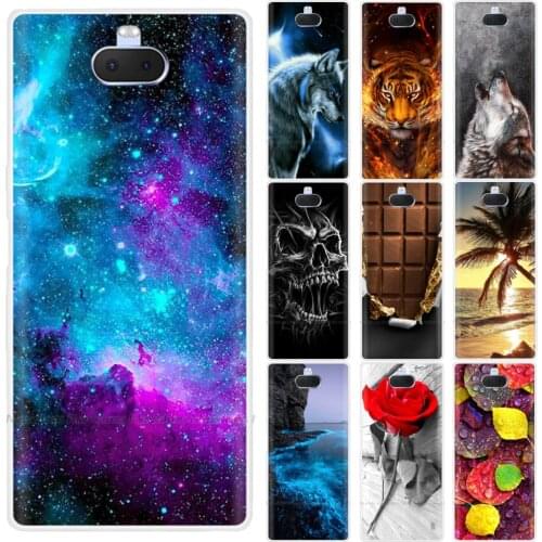 For Sony Xperia 10 Case Soft TPU Silicon Phone Back Cover for Sony Xperia 10 Plus Case Bumper For Sony Xperia10 10Plus Fundas