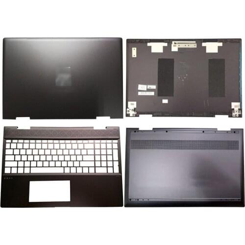 Black Laptop LCD Back Cover/Palmrest/Bottom Case For HP ENVY X360 15-CN 15M-CN 15-CN013TX 609939-001 L23794-001 L32767-001