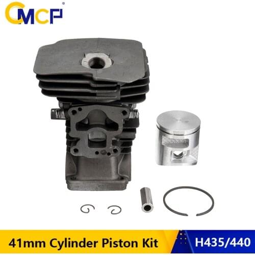 CMCP 41mm Cylinder Piston Kit For Husqvarna 435 435E 440 440E Garden Gas Chainsaw Assembly Spare Parts 504735101 Cylinder Kit
